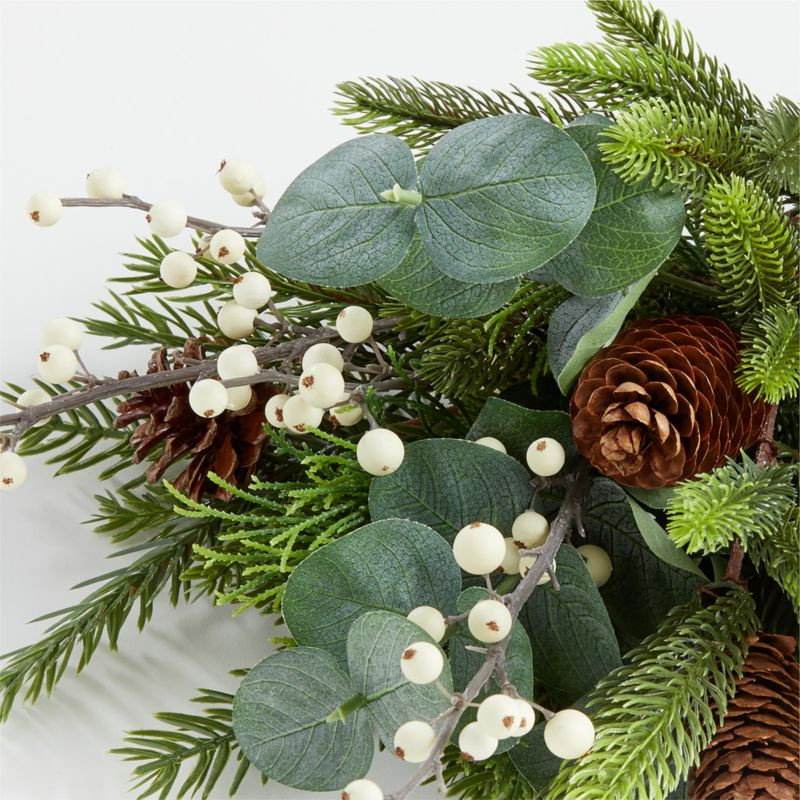 White Berry Eucalyptus Bundle | Crate and Barrel | Crate & Barrel