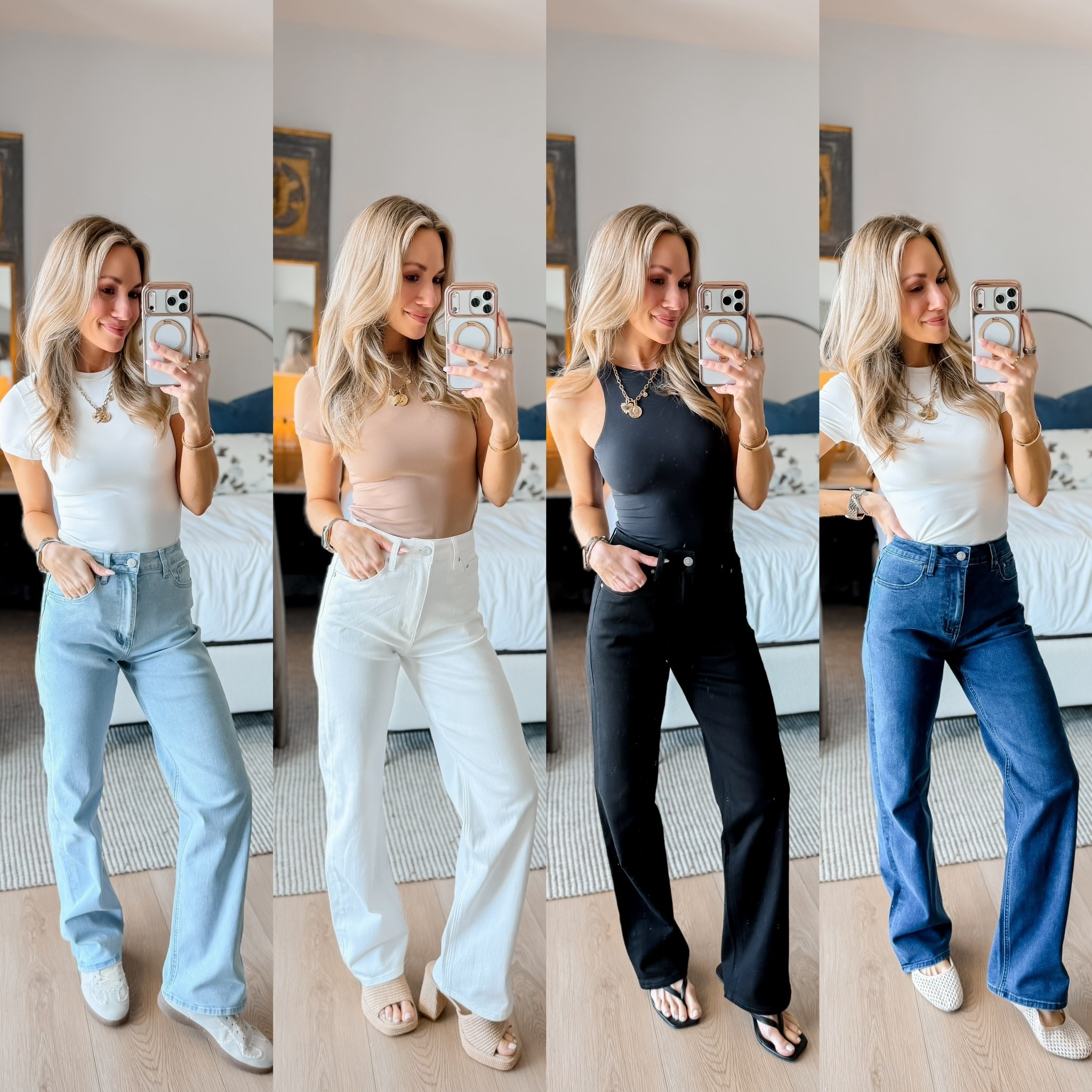 Straight leg jeans that are cute, comfy, and flattering! They have some stretch too! Perfect for days in the office, teachers, you name it!

#LTKPetite #LTKootd #LTKmomlife