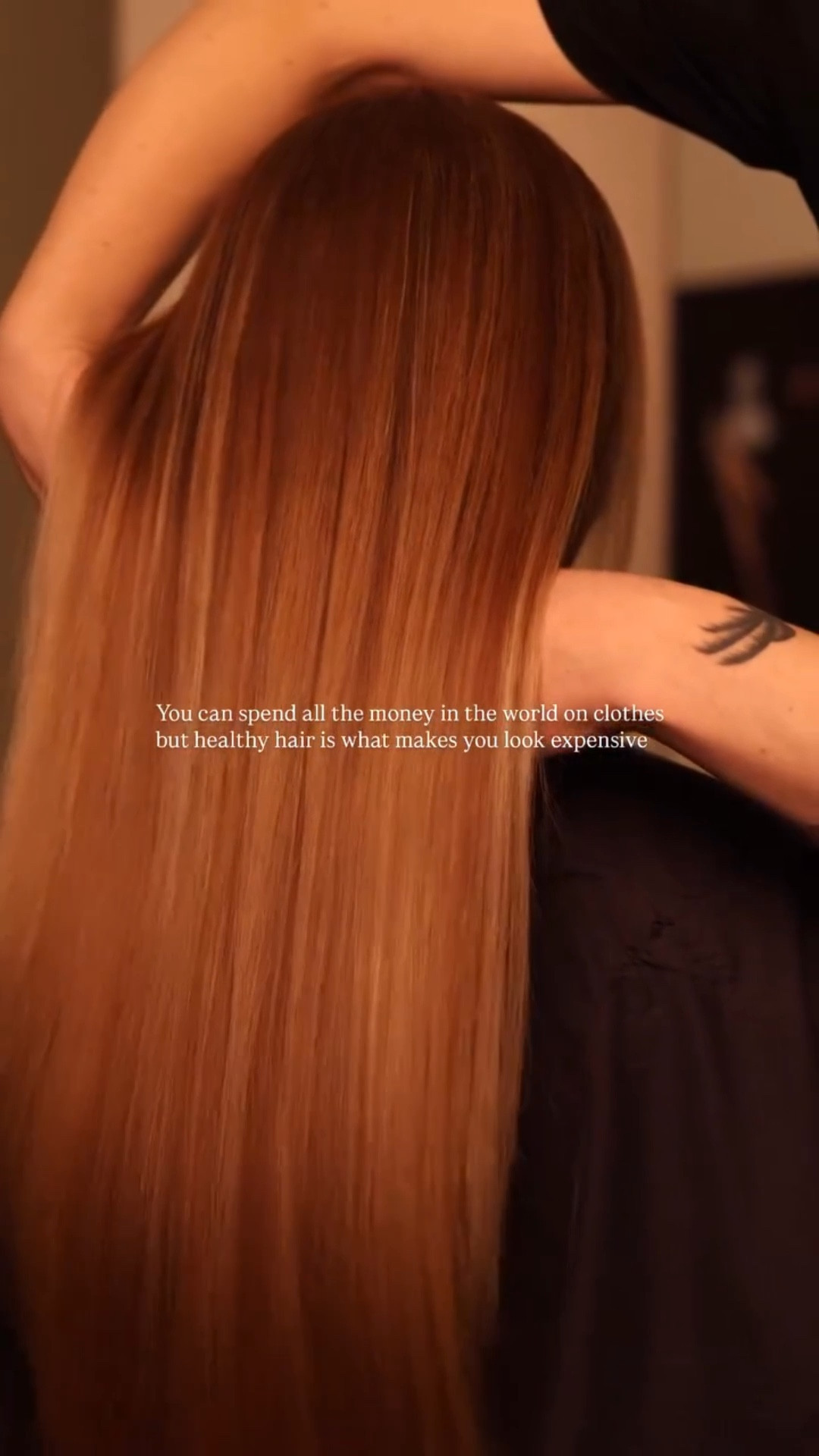 Damaged and dry hair will make any outfit look cheap #healthyhair #kerastase