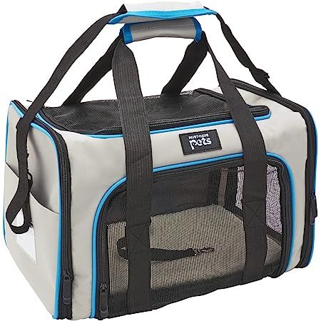 Pet Carrier TSA Airline Approved for Cat,Foldable Soft Edge Pet Travel Carrier Removable for Medi... | Amazon (US)