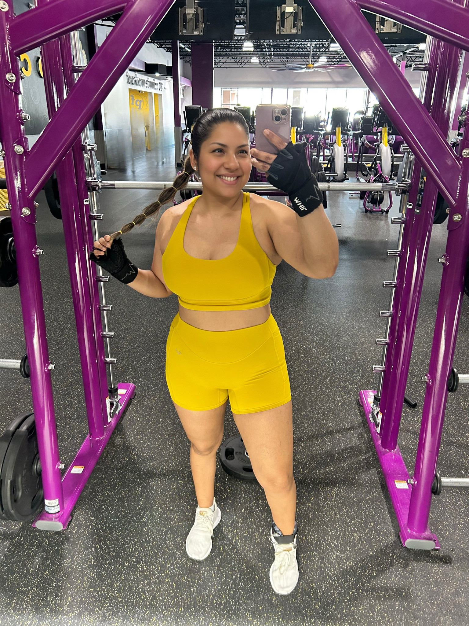 Mustard Yellow because being basic is boring 🔆

When I first saw this set in this color I knew I needed it in my life!!! 

I wasn’t wrong 😏 and I can tell you now, this summer you will need it too 😎🔆.

Wearing all size large, Sports bra is cute, soft and super comfy (has pads). 
The shorts: they don’t roll up, squat proof, No Front Seam, High Waisted, 5'' Inseam with Pockets, light compression. 

** thin/no-show underwear is recommended.

#LTKShoeCrush #LTKFitness #LTKFindsUnder50