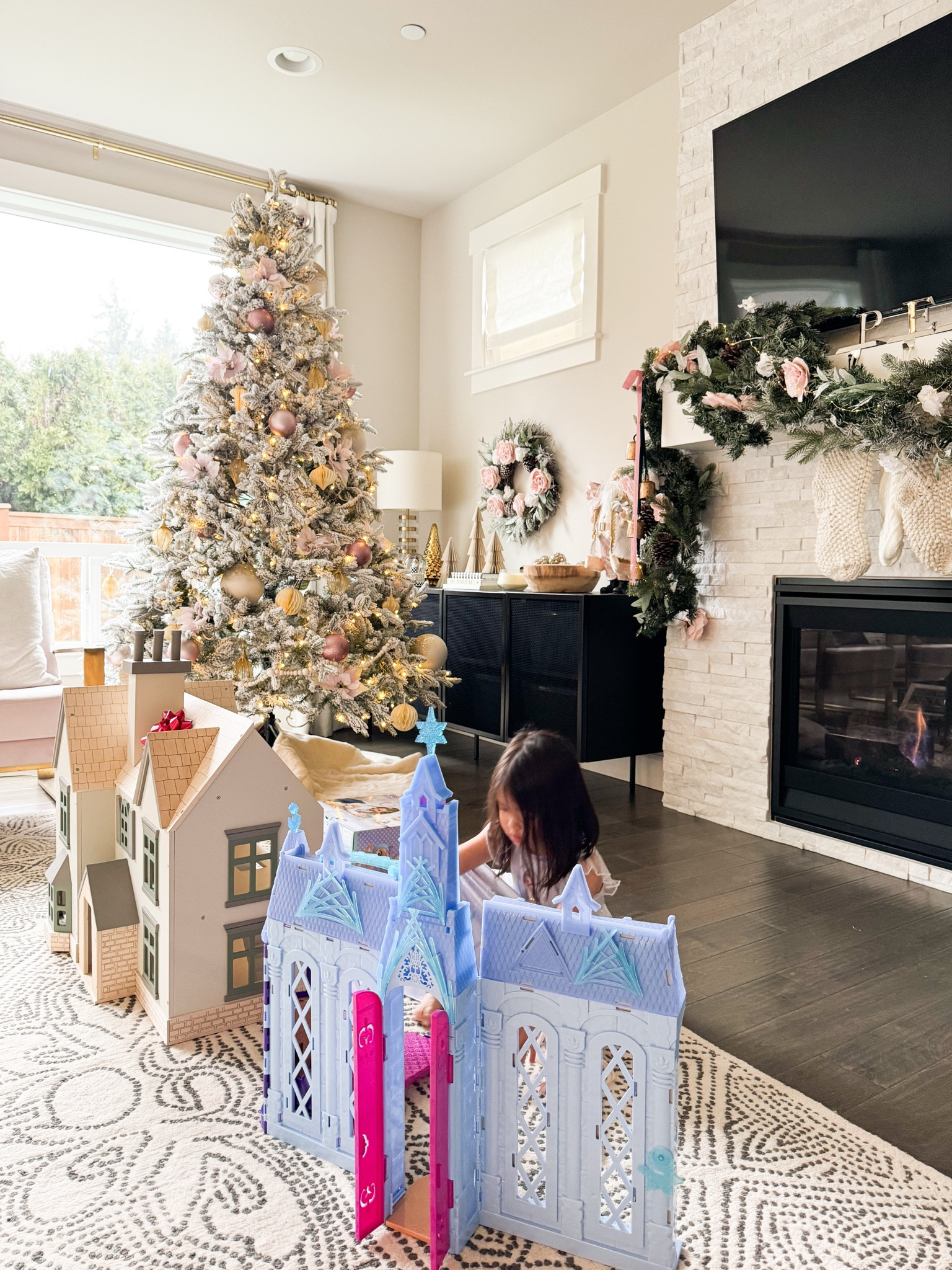 Wooden dollhouse for toddlers, toddler gift ideas! Disney frozen doll-house castle.

#LTKHoliday #LTKHome #LTKKids