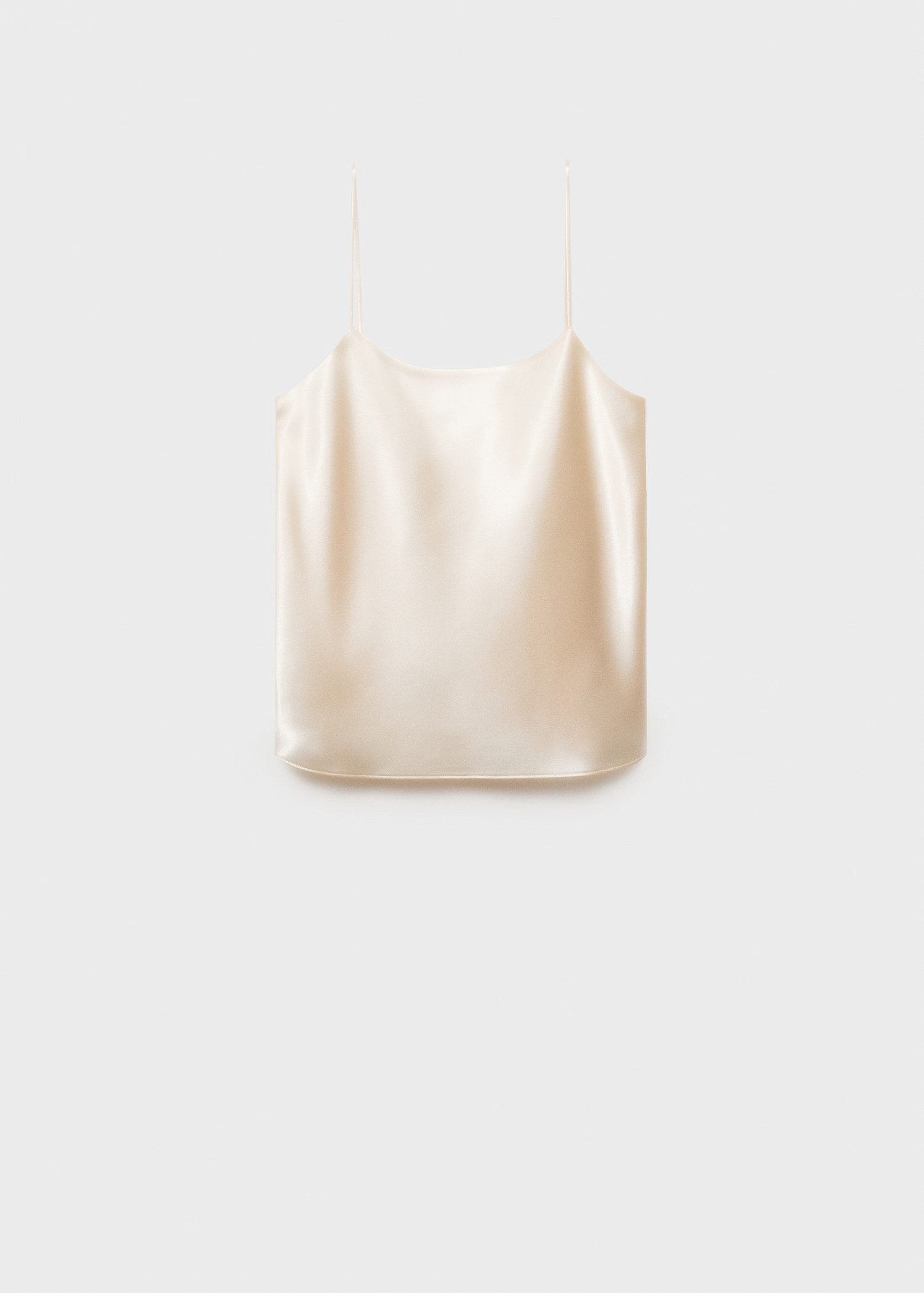 Satin top with straps - Women | MANGO Netherlands | Mango EU
