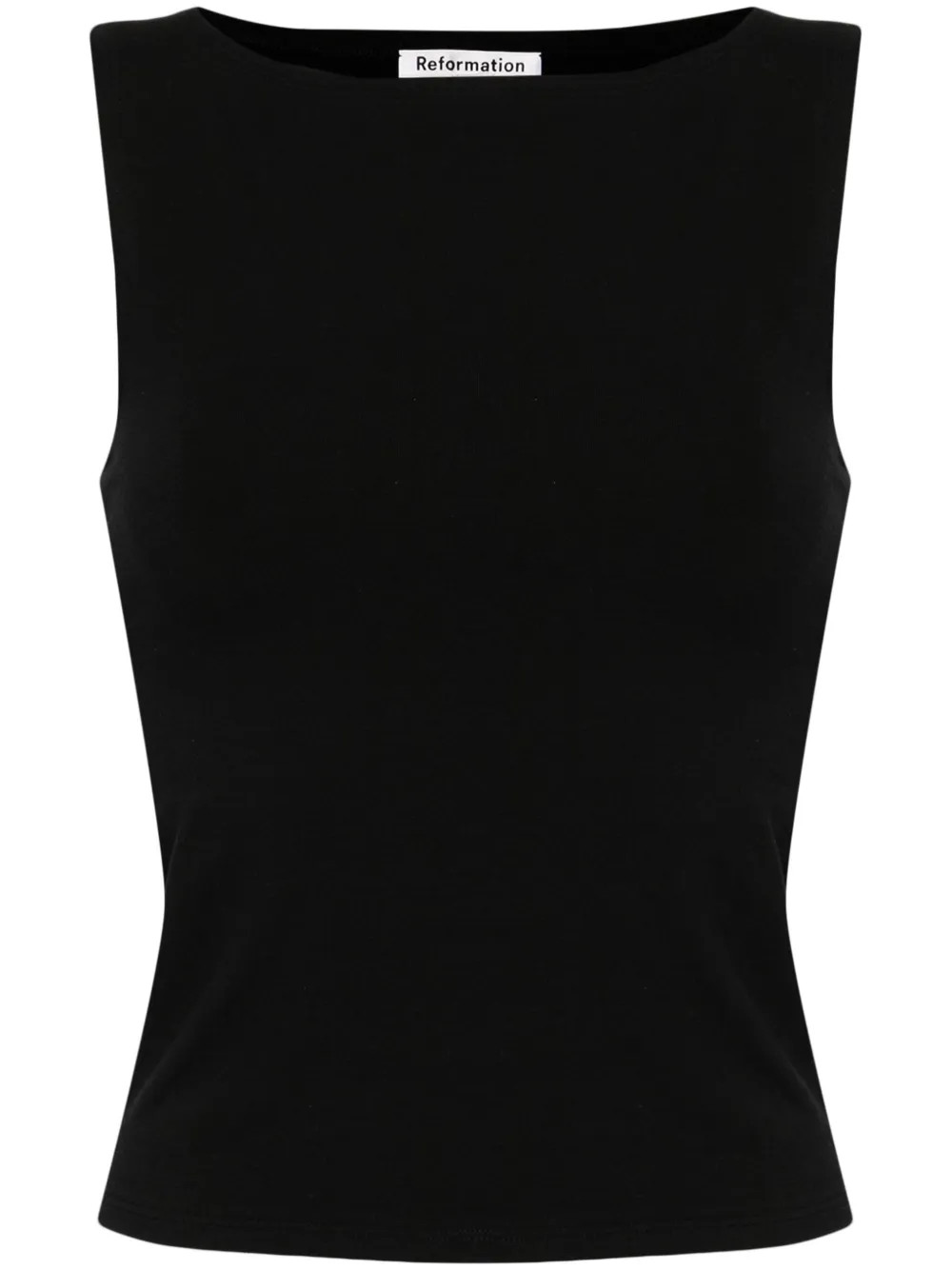 Reformation Dusk boat-neck Top | Black | FARFETCH | Farfetch Global