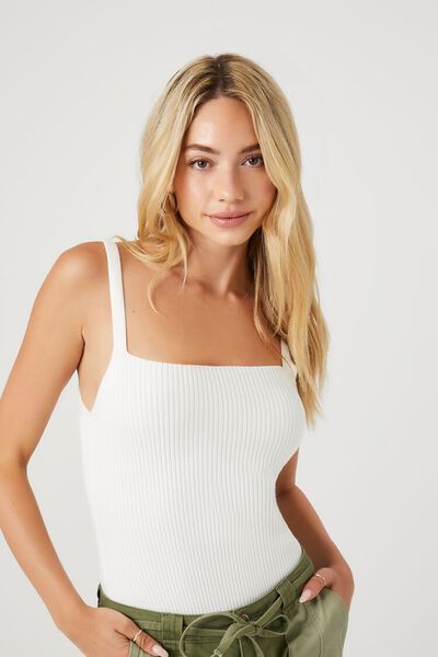 Ribbed Sweater-Knit Bodysuit | Forever 21 (US)