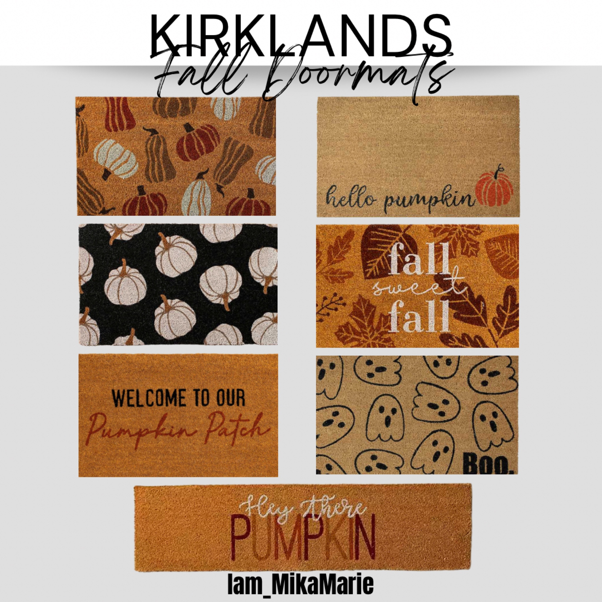 Fall Doormats!
#fall2023 #fallhomedecor2023

#LTKSeasonal #LTKhome #LTKmidsize