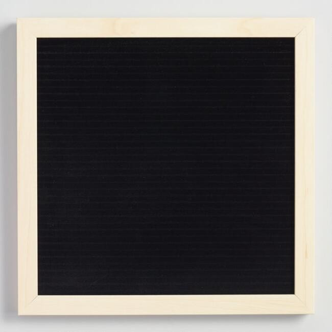 Black Velvet Letter Board | World Market