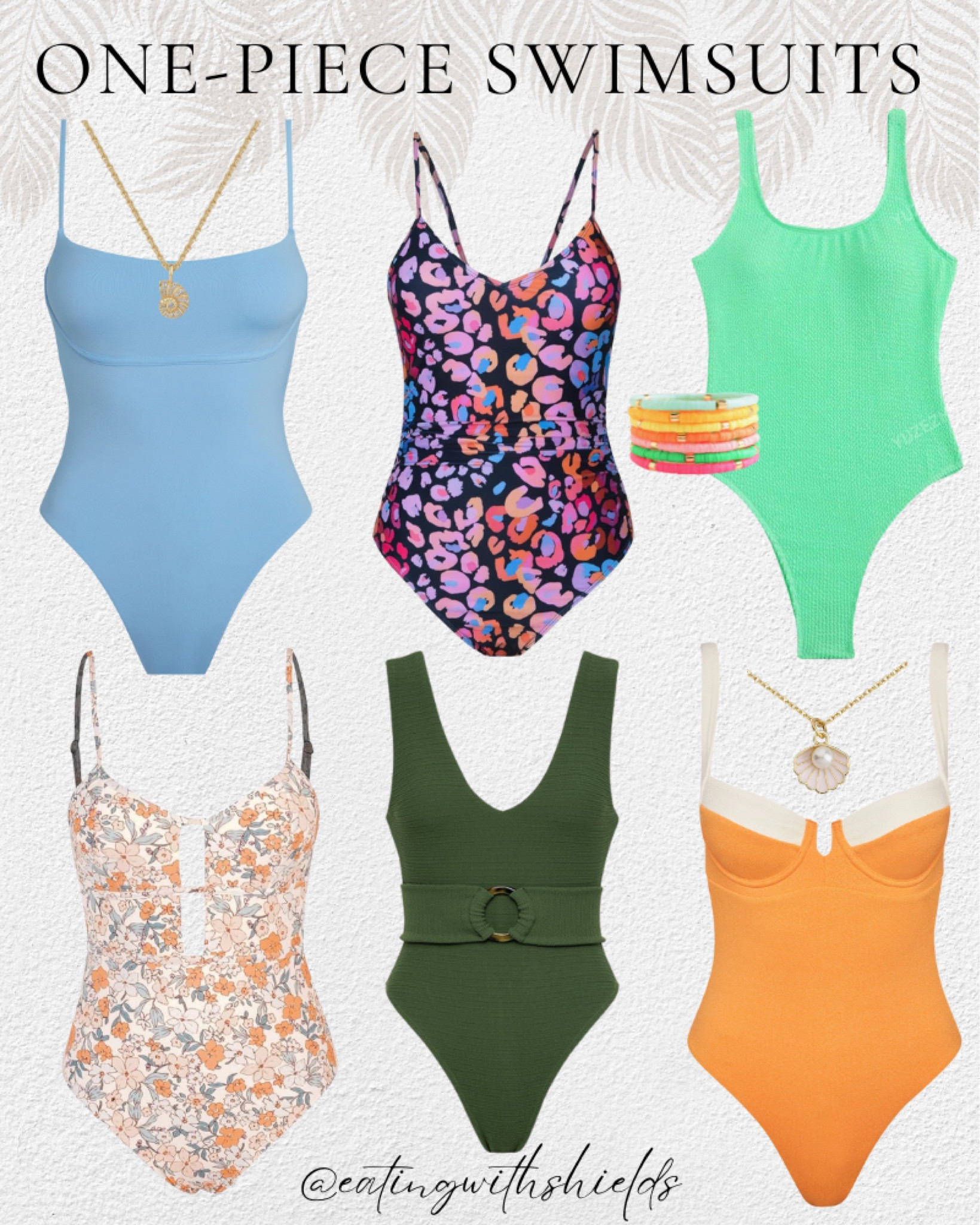 Colorful and printed one-piece swimsuits 

#LTKSeasonal #LTKSwim #LTKFindsUnder100