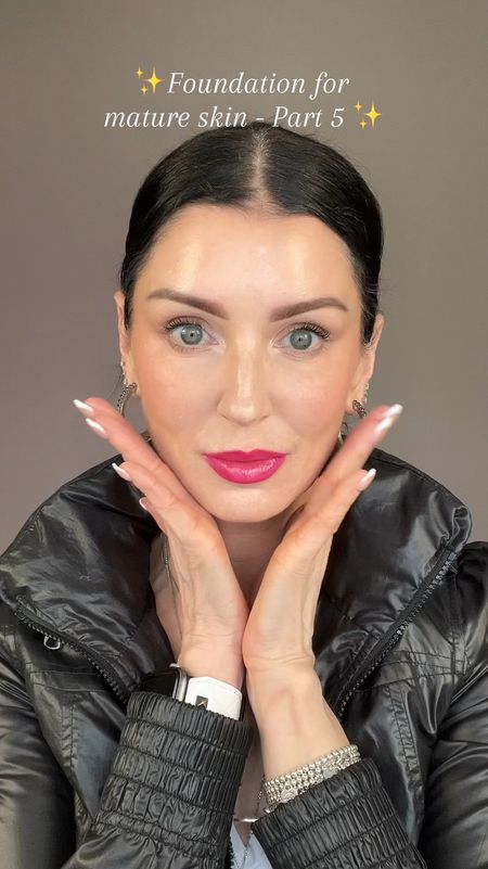 Part 5 - foundation for mature skin! Today I used MAC studio radiance serum powered foundation in shade N11. This give your skin the most natural coverage and just feels like you are wearing a really great moisturizer! 

#LTKover40 #LTKbeauty #LTKVideo