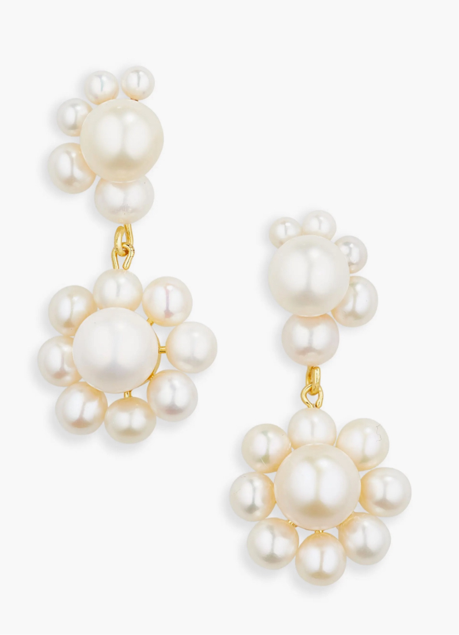 Pearl earrings - a more playful take on Pearl bridal jewelry!

#LTKwedding