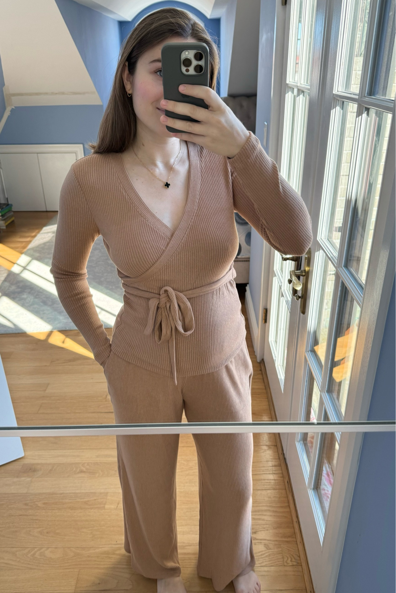 Comfort is key for this new Mama 👶🏻of 2! This set is so comfy and breast feeding friendly! 

#LTKbaby #LTKstyletip #LTKsalealert