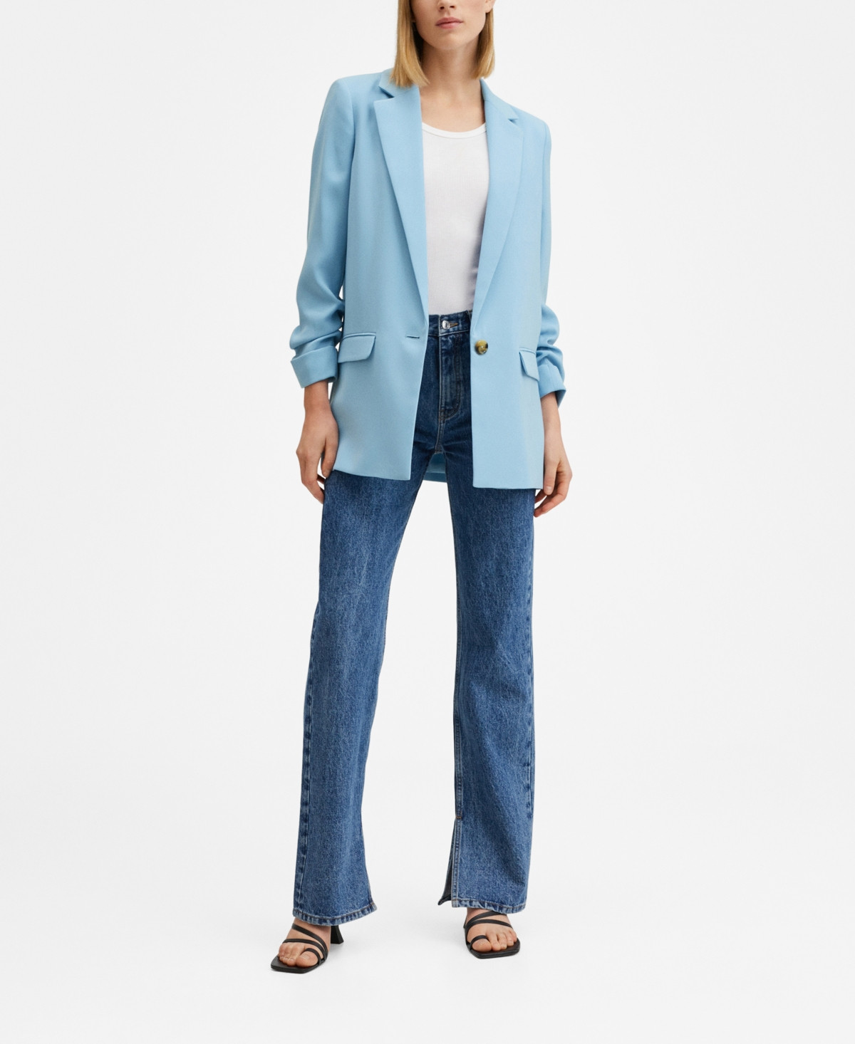 Mango Women's Flowy Suit Blazer | Macys (US)
