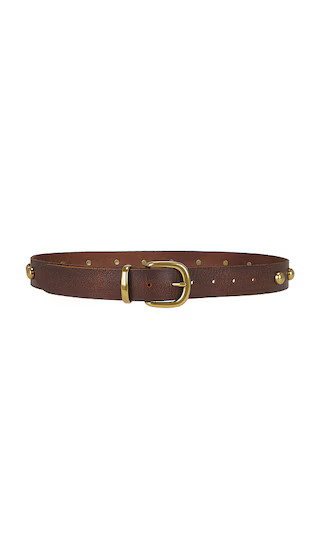 Rhodes Stud Belt in Cognac | Revolve Clothing (Global)