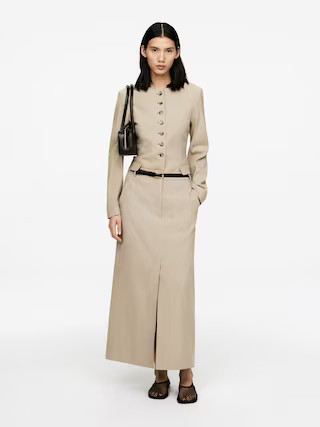 Cotton-Linen Skirt – Mole – Women – ARKET GB | Arket UK