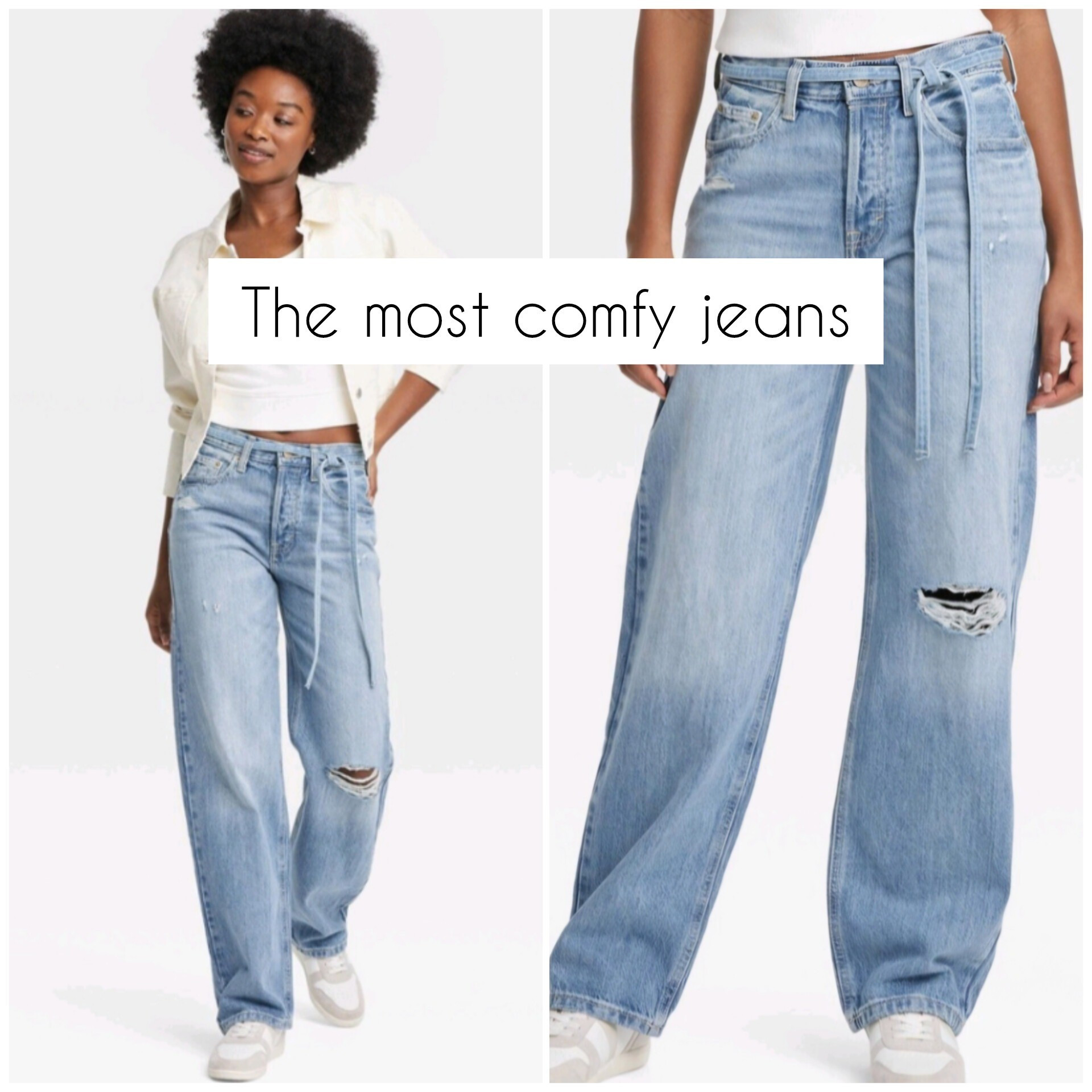 Loose, 90s fit jeans. SO comfy & slightly distressed. #jeans

#LTKStyleTip #LTKFindsUnder50