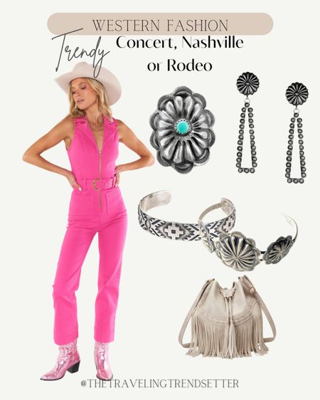 Western fashion, trendy country, concert, outfit, idea, Nashville, outfit idea, Rodeo, outfit idea, jumper, romper, French purse, silver jewelry, turquoise, cowboy hat, cowboy boots. Look for last bitch on a budget show me mu mu Amazon

#LTKstyletip #LTKfindsunder50 #LTKfindsunder100