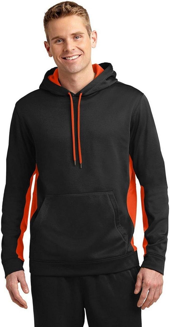 Sport Tek Men's Wick-Moisture Fashion Hoodie | Amazon (US)