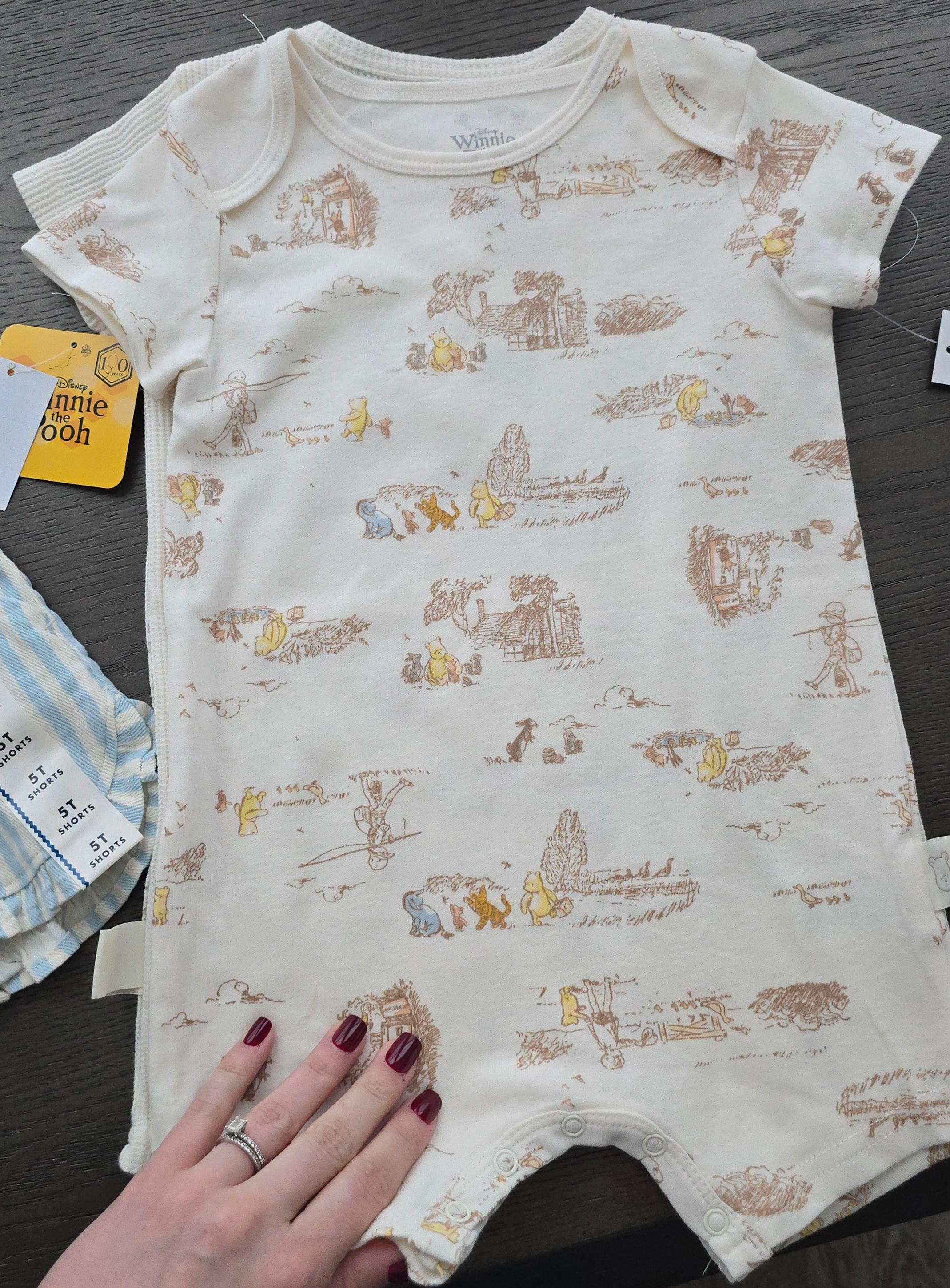 No but like... I cant 😍 adorable! Winnie the pooh two pack bodysuit style onesies!! Love love love and the material is 100% cotton. Obsessed@target @cloudisland @carters

#LTKBaby #LTKKids #LTKBump