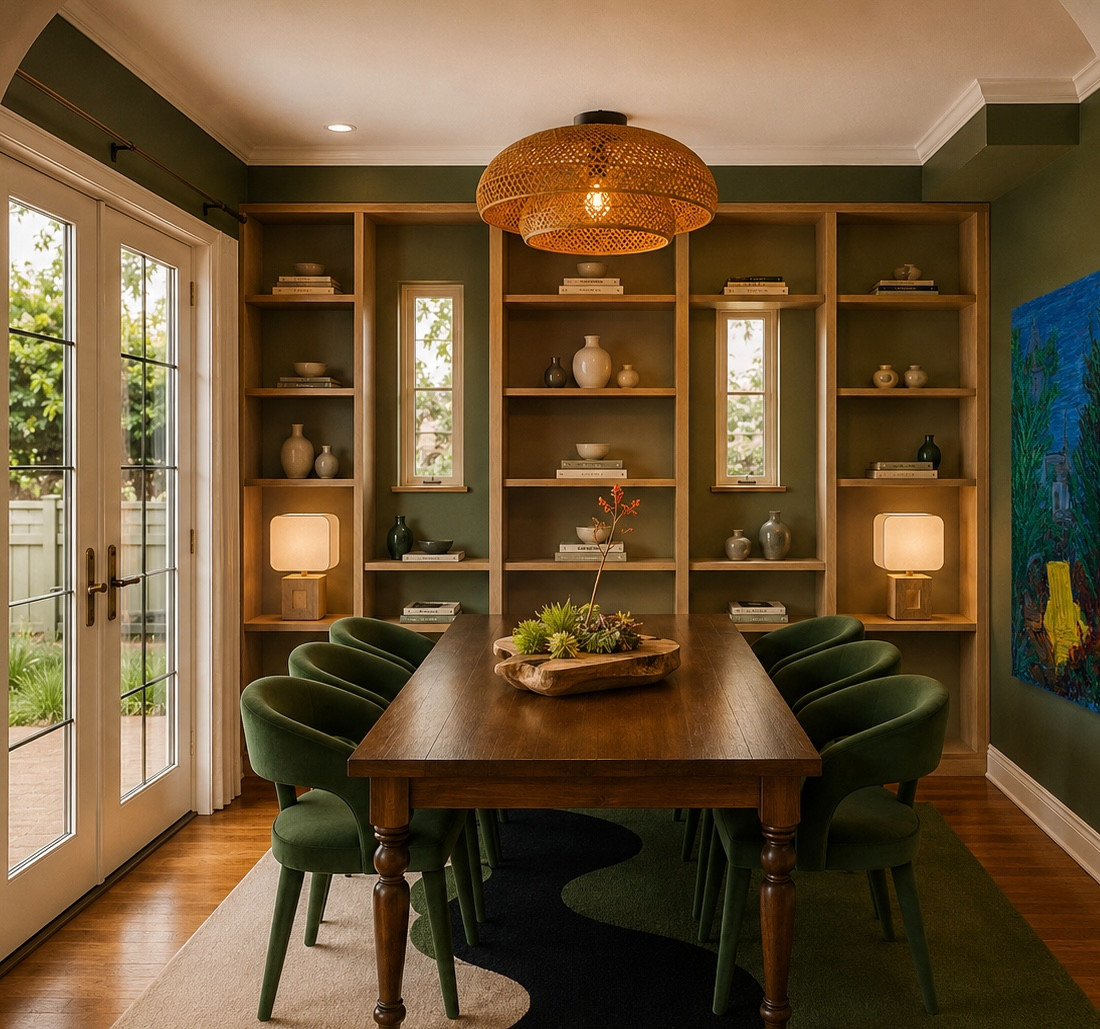 Dining Library : for a tight space and cozy vibes  

 #LTKU #LTKHome