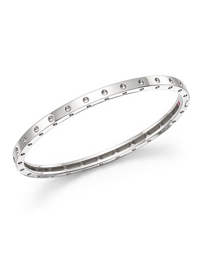 18K White Gold Symphony Dotted Hinged Bracelet | Bloomingdale's (US)