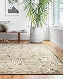 Loloi Beatty Collection Traditional Oriental Area Rug, 5'0" x 7'6", Grey | Amazon (US)
