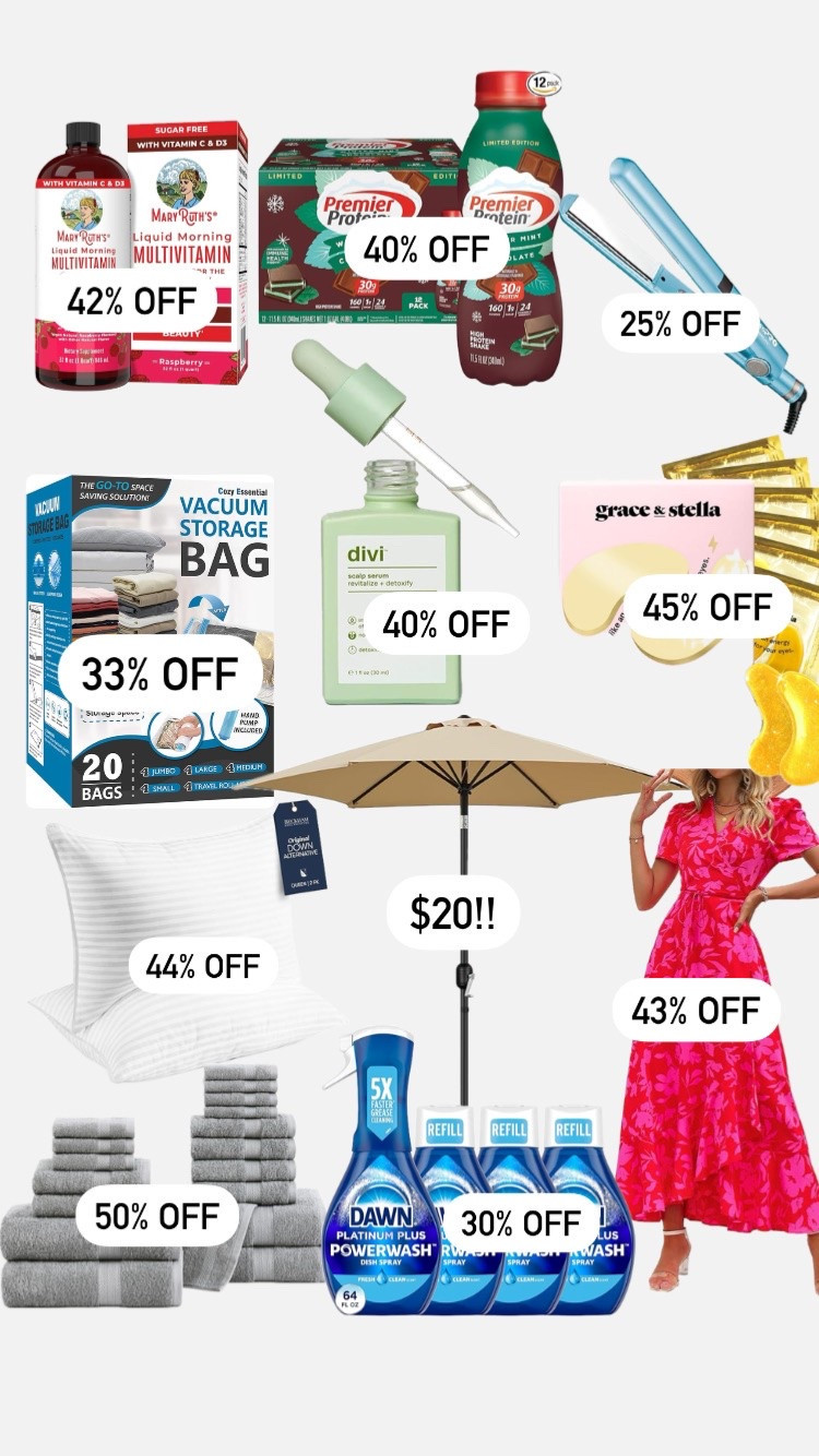 BIG SPRING DEALS for 3/25
🔥DEALS 🔥


📌 I will pin this post & add throughout the day so make sure to check back on this link!
🔖 Or bookmark this link in your favorites web browser to shop throughout the day! 
🌟TIP: Make sure to look for additional coupons listed that can be stacked!

Remember items go fast when deals are 🔥, so don’t wait to checkout as the prices can change at anytime. 

See all todays finds #boujee0325

#LTKSaleAlert