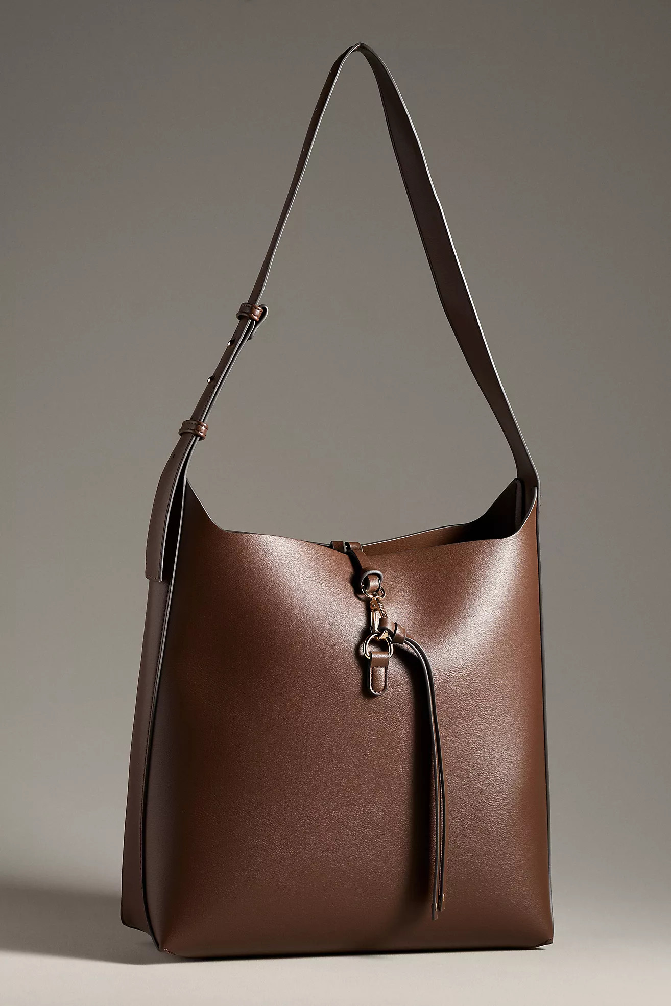 Mali + Lili Buckle Bucket Shoulder Bag | Anthropologie (US)