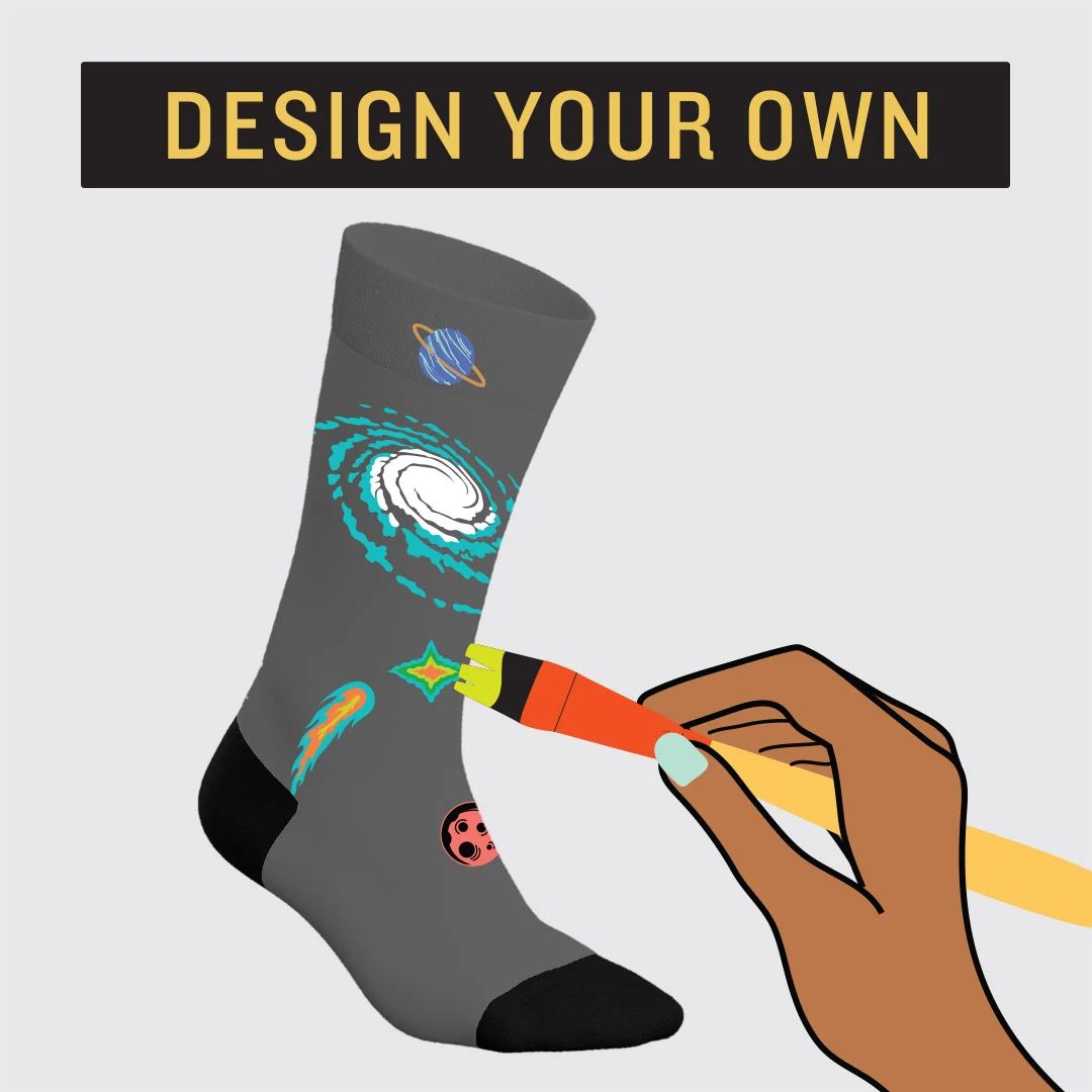 DESIGN-YOUR-OWN CUSTOM SOCKS! | Sock It To Me