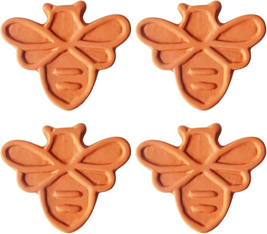 Bee Shape Brown Sugar Keeper Terra Cotta Brown Sugar Saver Terracotta Brown Sugar Keeper Disc Set... | Amazon (US)