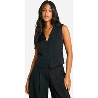 Womens Tall Tailored Waistcoat - Black - 16 | NastyGal UK