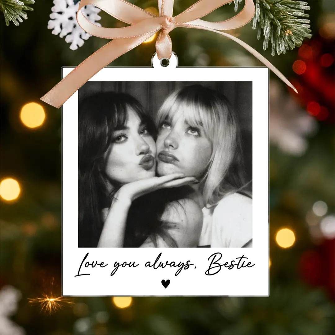 Personalized Best Friend Ornament 2025: Custom Photo Best Friend Gifts, Christmas Bestie Ornament... | Etsy (US)