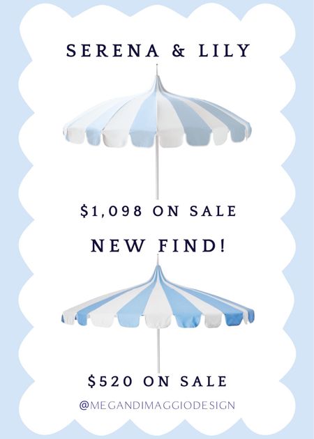 SO excited about this new Serena & Lily pagoda style patio umbrella look for less find!! 😍🙌🏻 looks so similar and currently on sale for under $550 vs. S&L on sale for $1,098

Plus more pagoda umbrellas linked! ⛱️

#LTKhome #LTKSeasonal #LTKsalealert