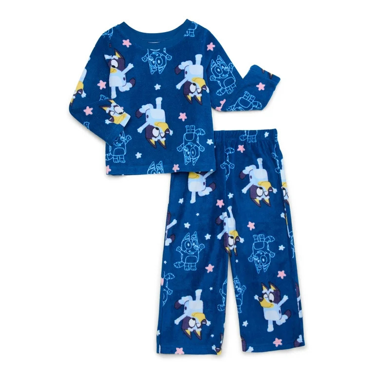 Character Toddler Microfleece Pajama Set, 2-Piece, Sizes 12M-5T | Walmart (US)