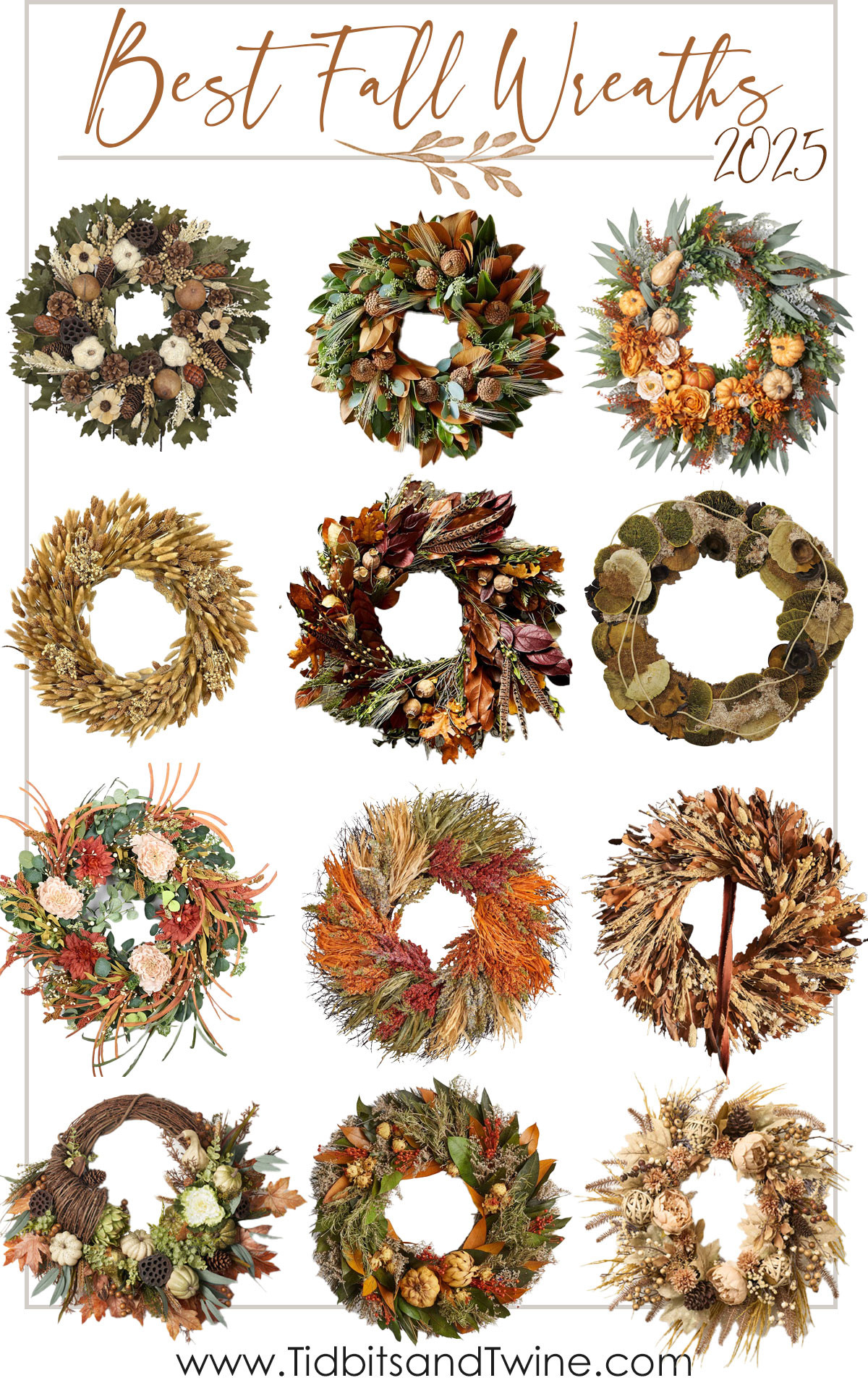 Best Fall Wreaths 2025 🍂 - timeless & classic.

#fallwreath #falldecor #frontdoordecor #autumnwreath #seasonaldecor #homedecorideas #fallfrontdoor #doorwreath #wheatwreath #magnoliawreath #preservedwreath #artificialwreath #classicdecor #timelessdecor #tidbitsandtwine 

 #LTKSeasonal #LTKHome #LTKStyleTip