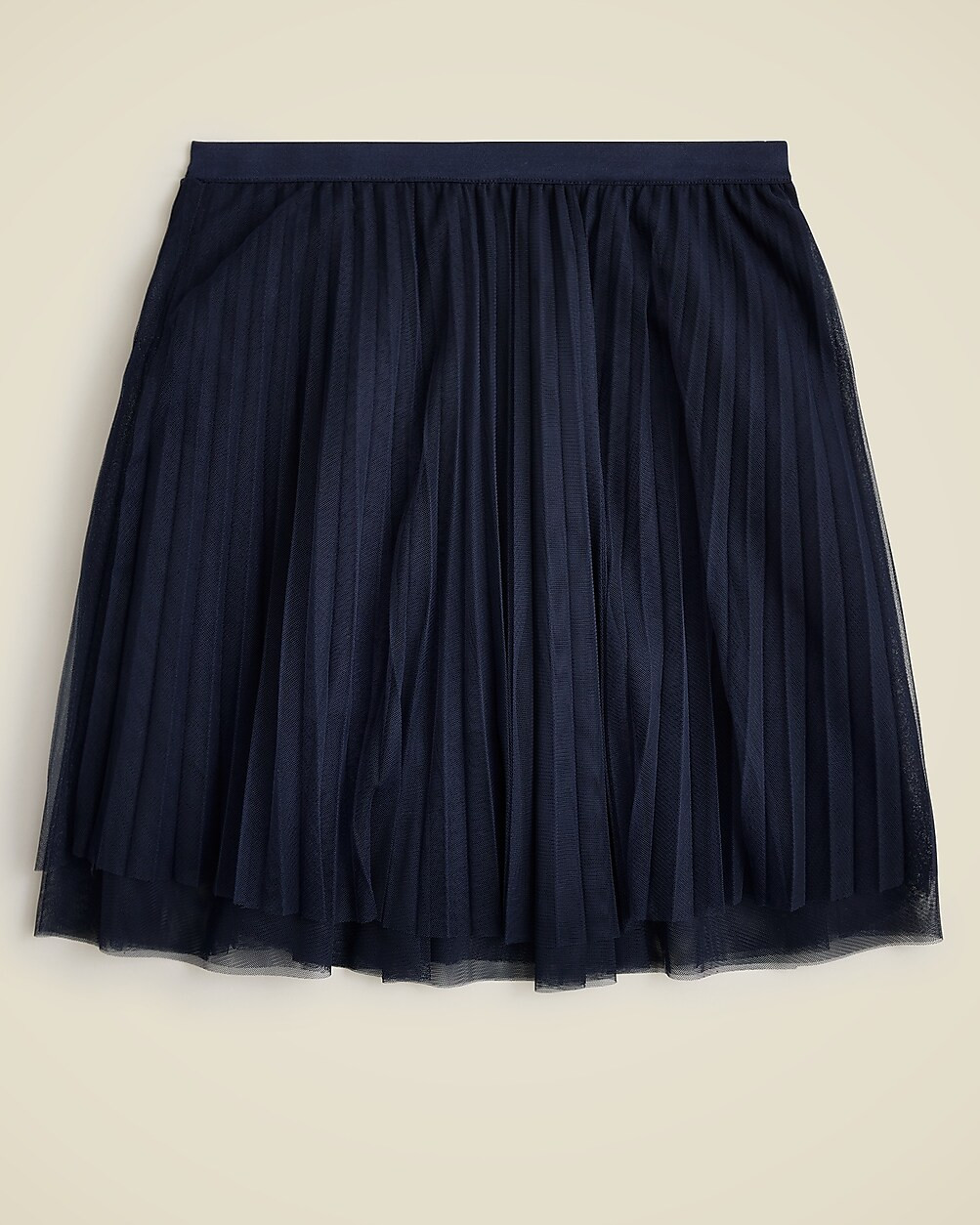 Girls' pleated midi skirt in tulle | J. Crew US