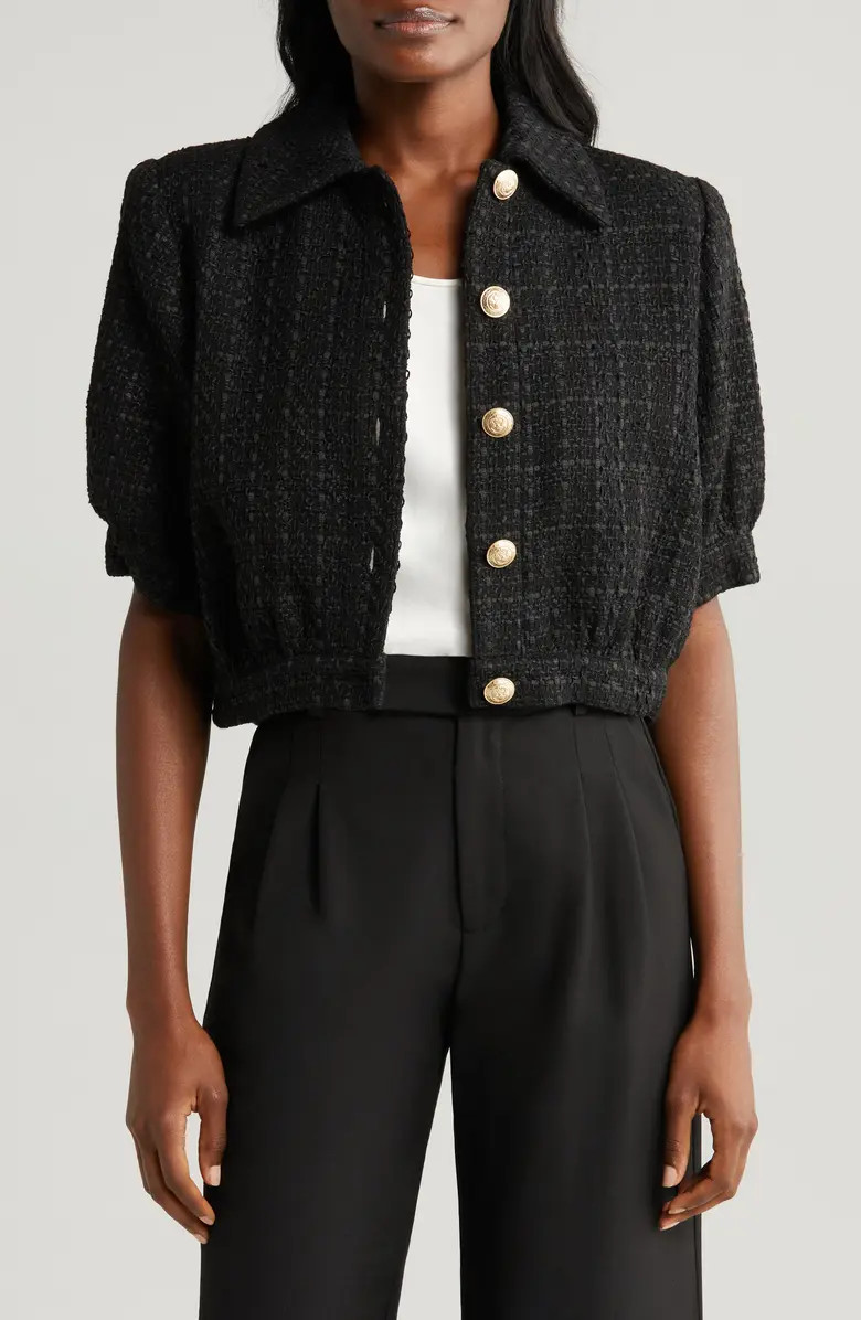 Cove Tweed Crop Jacket | Nordstrom