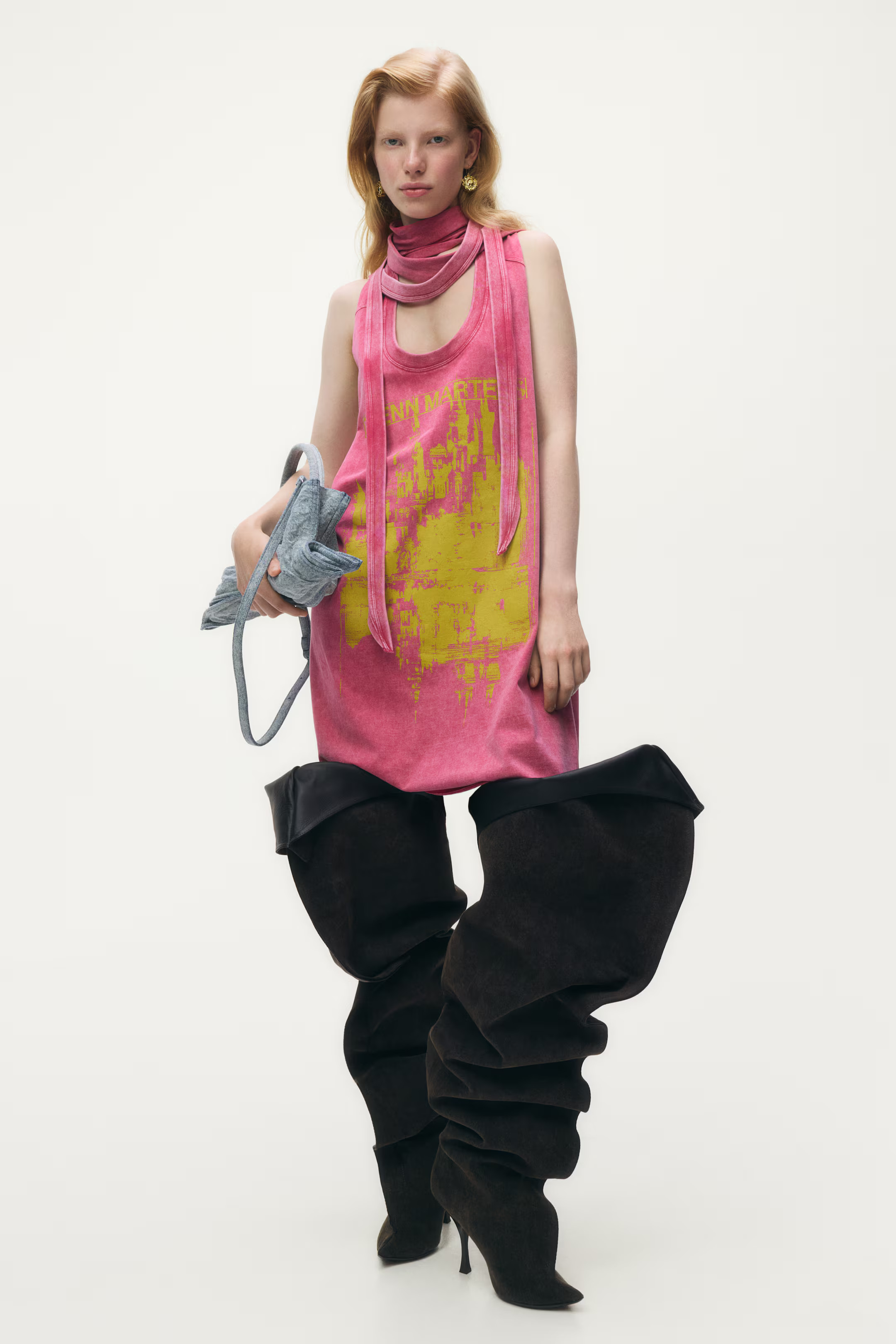 Tie-Detail Mini Dress - Red - Ladies | H&M US | H&M (US + CA)