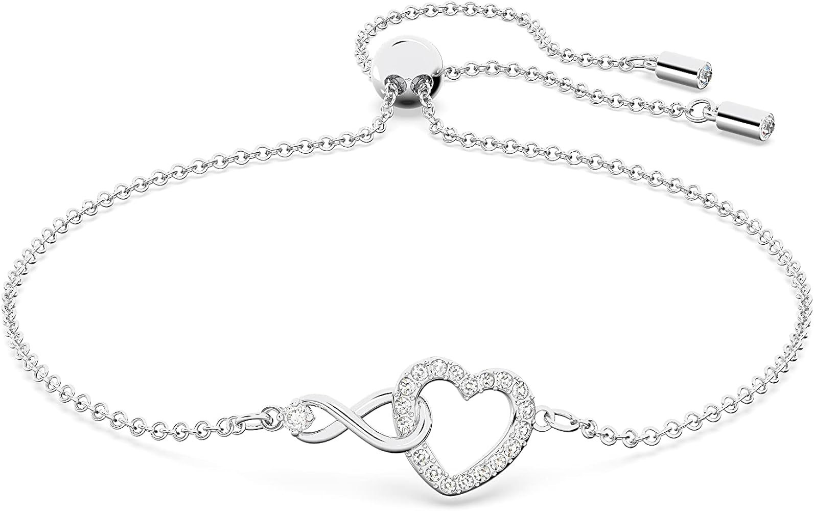 Swarovski Infinity Heart Jewelry Collection, Necklaces and Bracelets, Rose Gold & Rhodium Tone Fi... | Amazon (US)