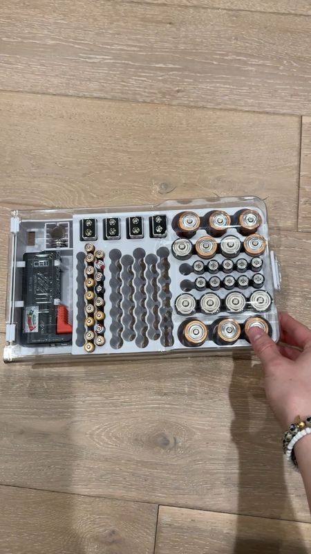 This battery organizer is seriously so awesome but I think the best part is that it includes a battery tester to see if your batteries are dead or not! 

#LTKfindsunder100 #LTKVideo #LTKfindsunder50