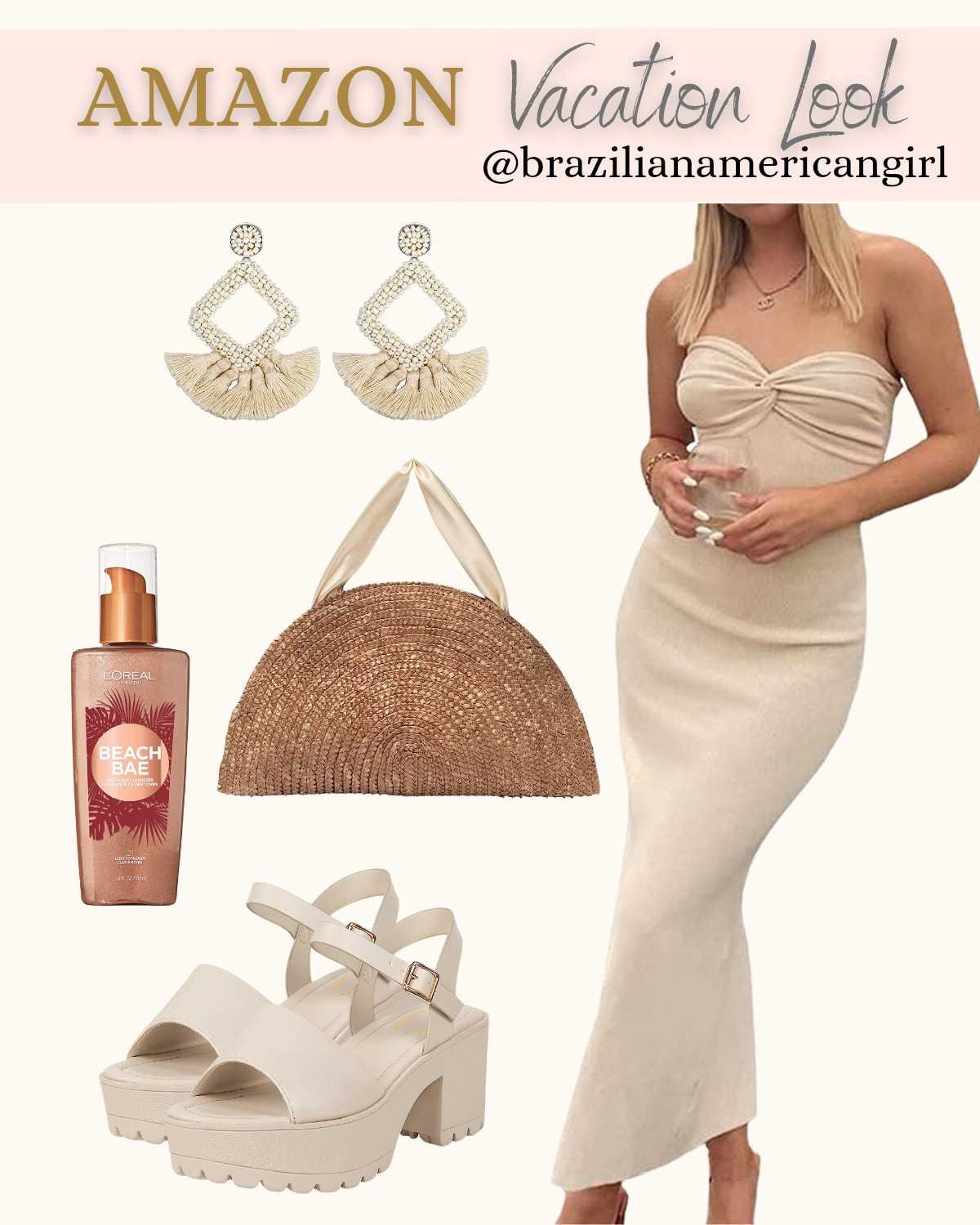 Vacation Outfits, Vacation Dress, Vacation Outfits Beach, Vacation Style, Vacation Looks, Vacation Amazon, Vacation Clothes, Amazon Finds, Amazon Fashion, Amazon Style#LTKSeasonal #LTKunder50 #LTKstyletip

