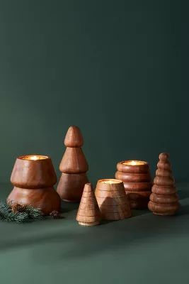 Wooden Tree Candle | Anthropologie (US)