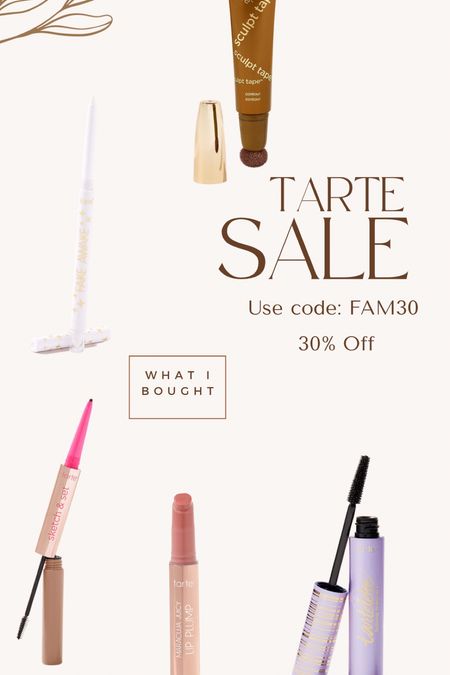 Get 30% off Tarte products! Here’s what I grabbed 👏🏼 

#LTKsalealert #LTKFind #LTKbeauty