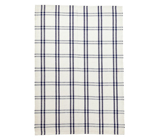 Plaid Woven Rug | Pottery Barn Kids