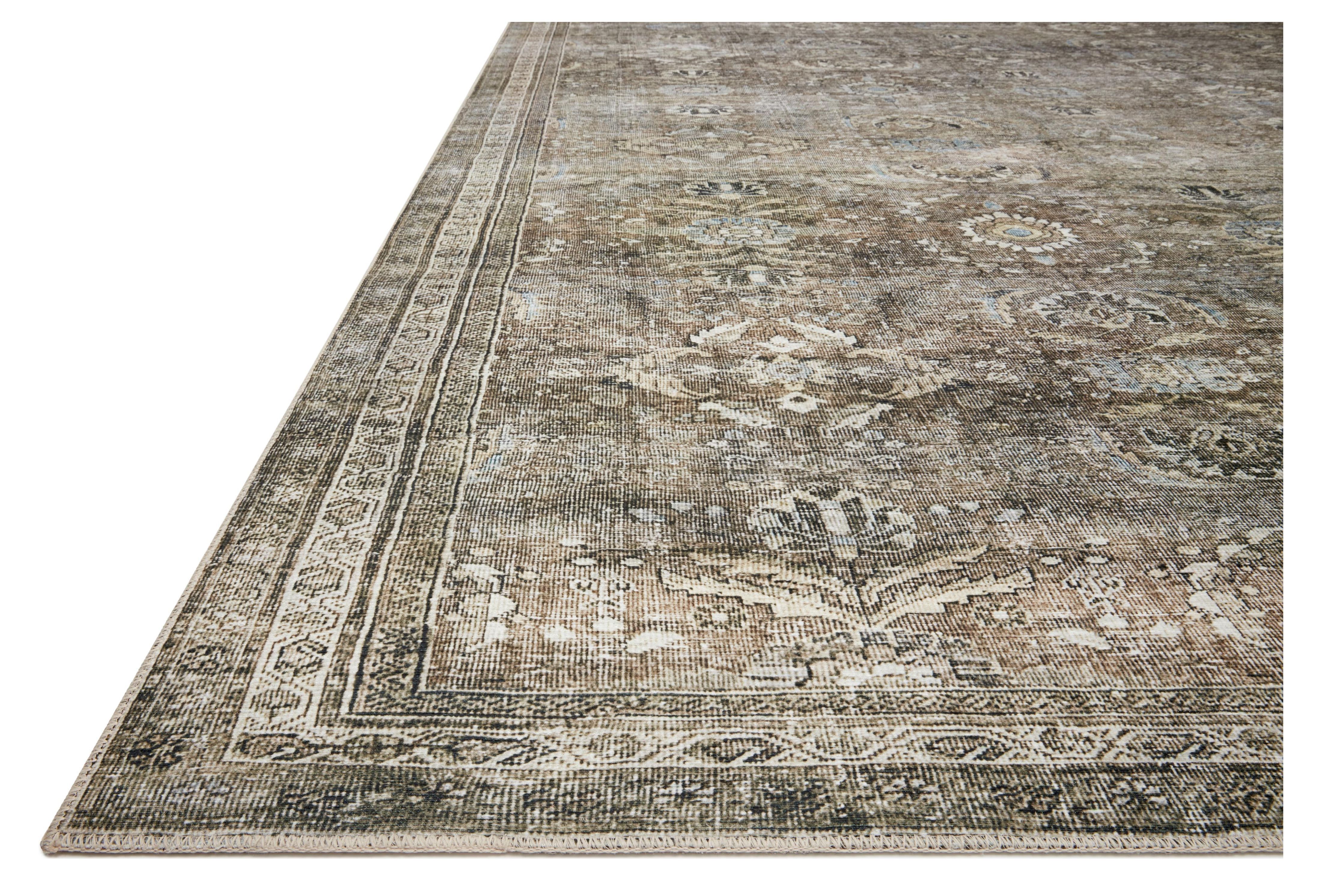 Loloi II Layla LAY-13 Printed Antique / Moss Oriental Area Rug 7'-6" x 9'-6" - Walmart.com | Walmart (US)