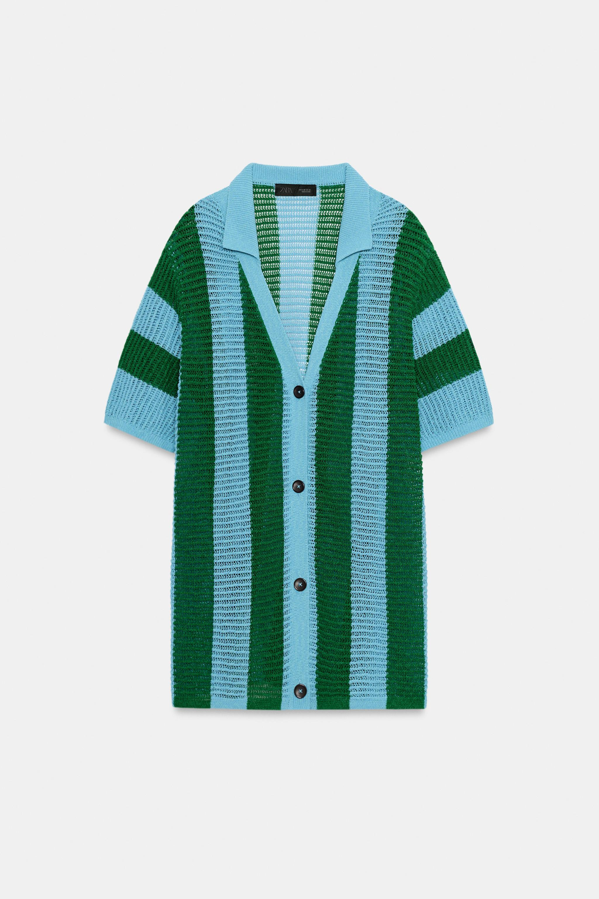 STRIPED KNIT POLO | Zara US