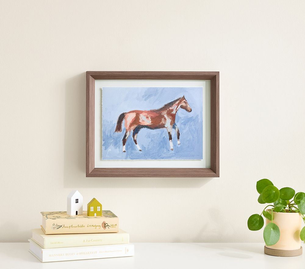 Jordan Connelly Pony Framed Art Collection | Pottery Barn Kids