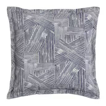 allen + roth Geometric Oversized Blue Linear Square Throw Pillow | Lowe's