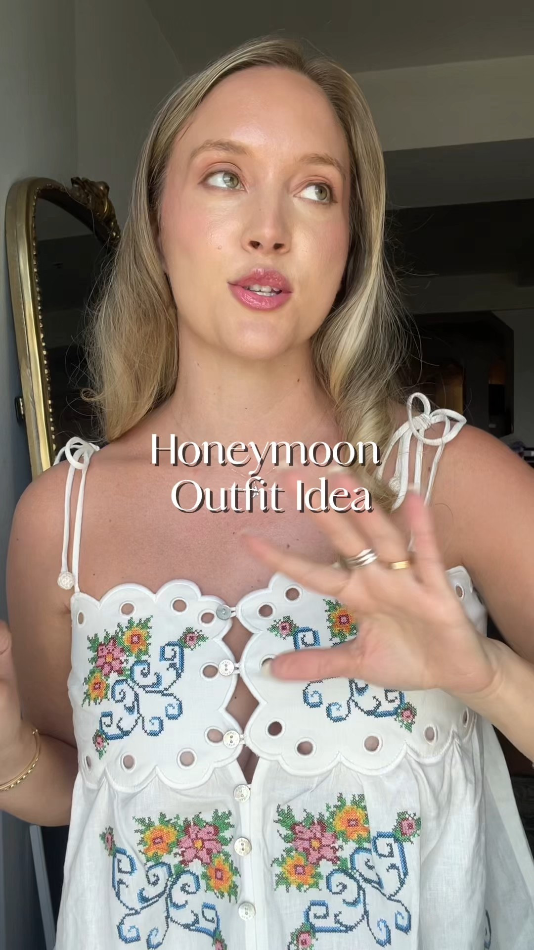 Honeymoon outfit idea in the cutest matching set for summer! 

#LTKMidsize #LTKStyleTip #LTKWedding