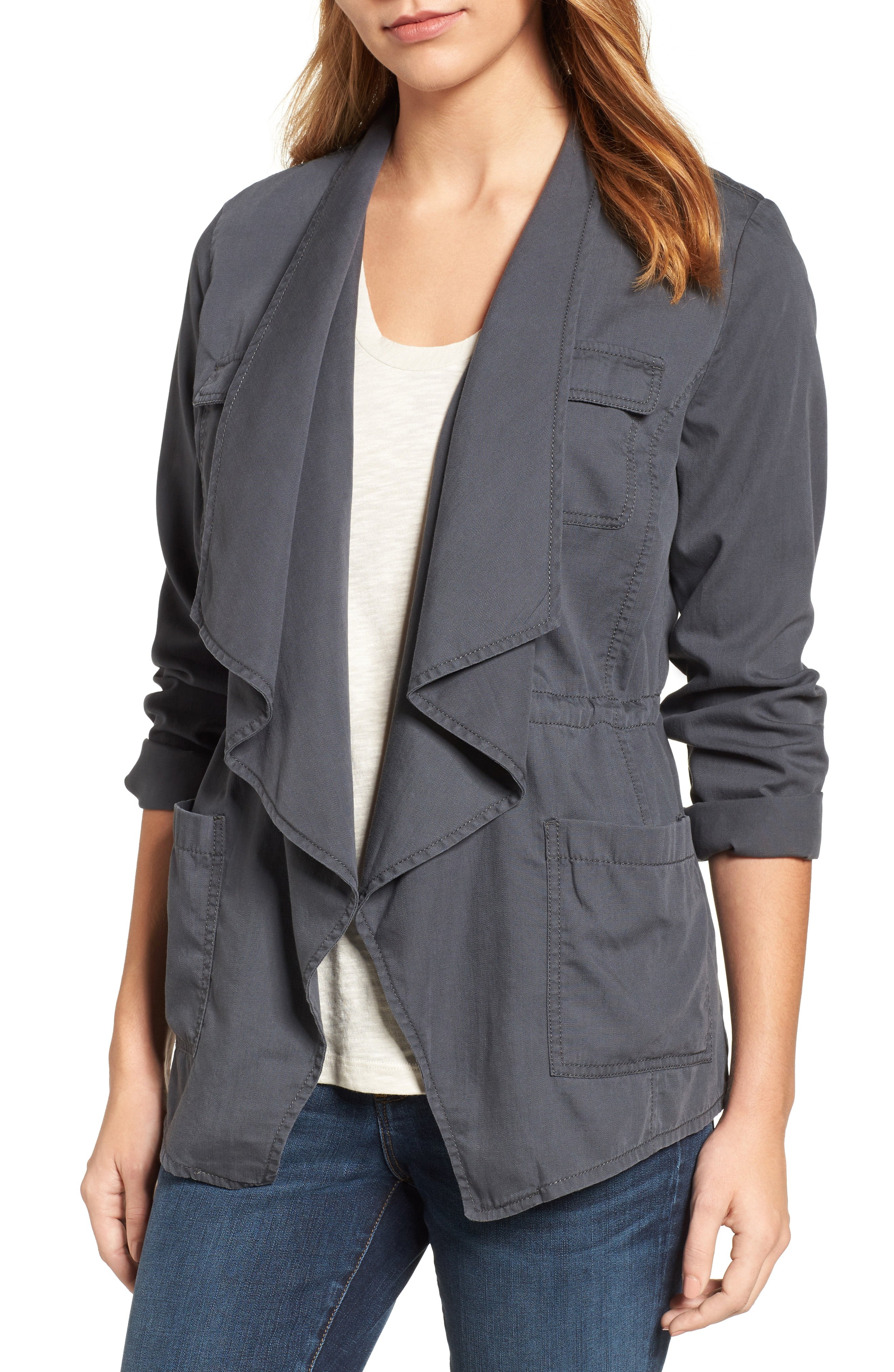 Draped Utility Jacket | Nordstrom