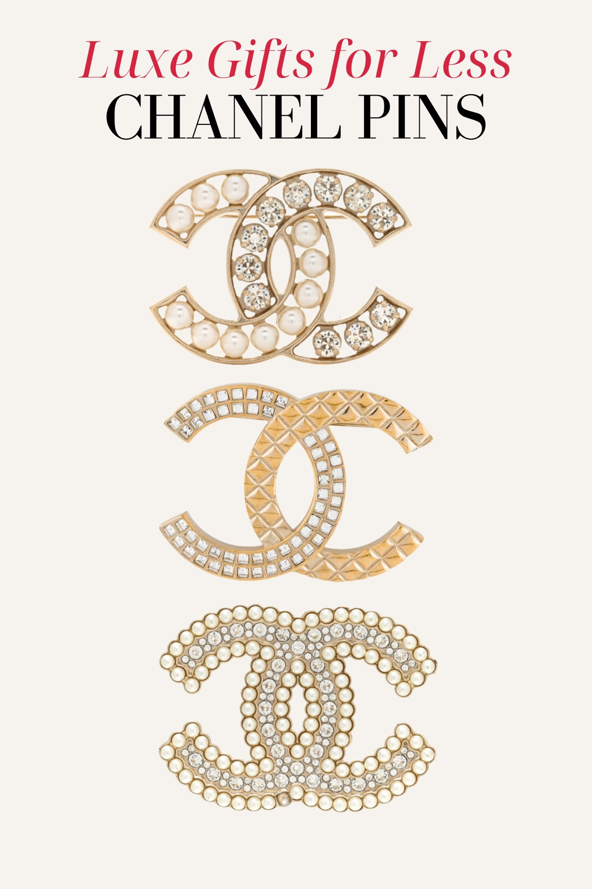 Luxe gifts for less - Chanel pins on major sale!! Chanel sale, chanel accessories, designer gifts 

#LTKsalealert #LTKCyberWeek #LTKGiftGuide